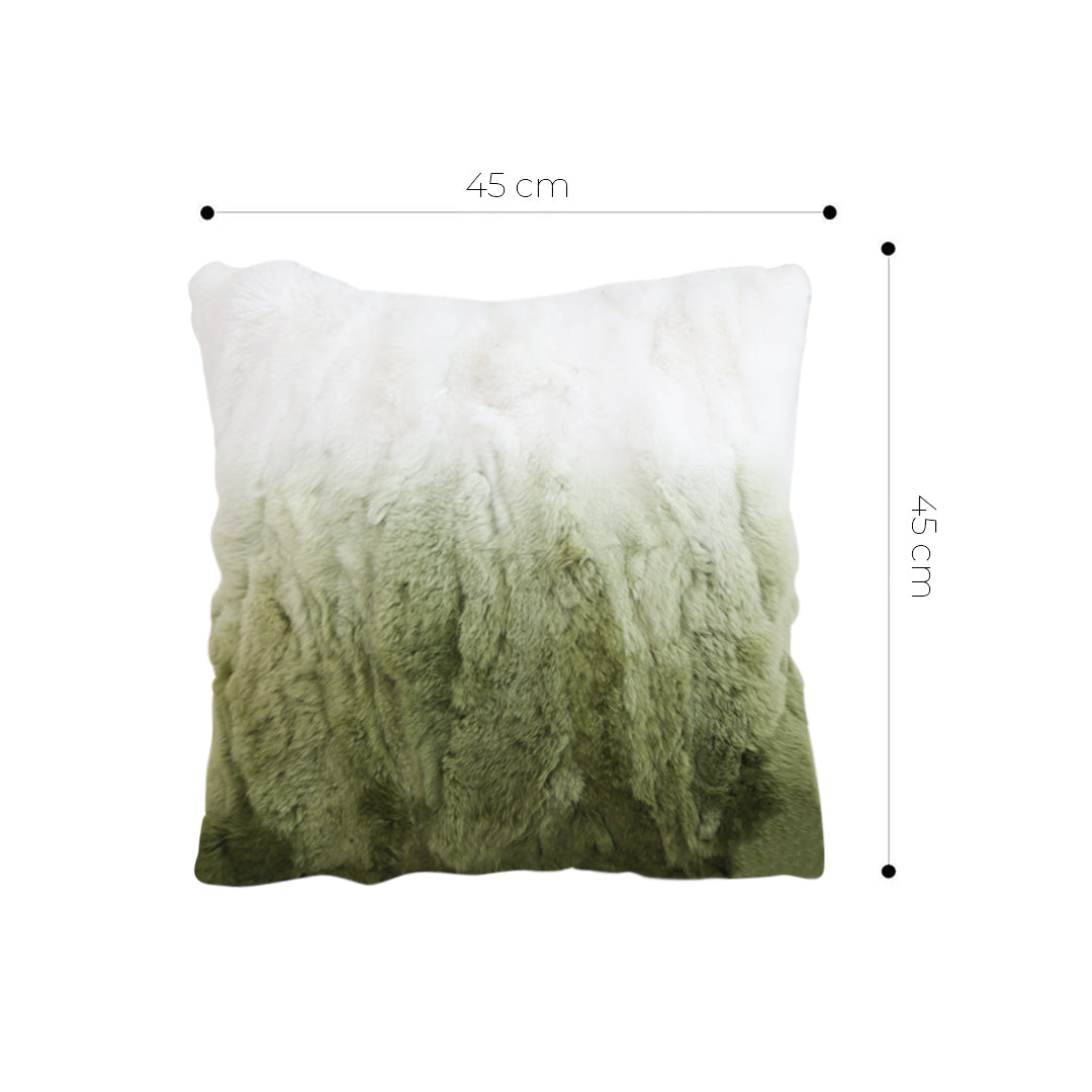 SOGA 45cm Ombre Faux Fur Pillowcase