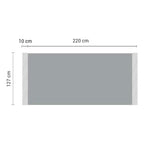SOGA Acrylic Knitted Throw Blanket – Solid Warm Cozy Woven Cover with Fringes for Couch, Bed, Sofa & Home Decor, Coffee