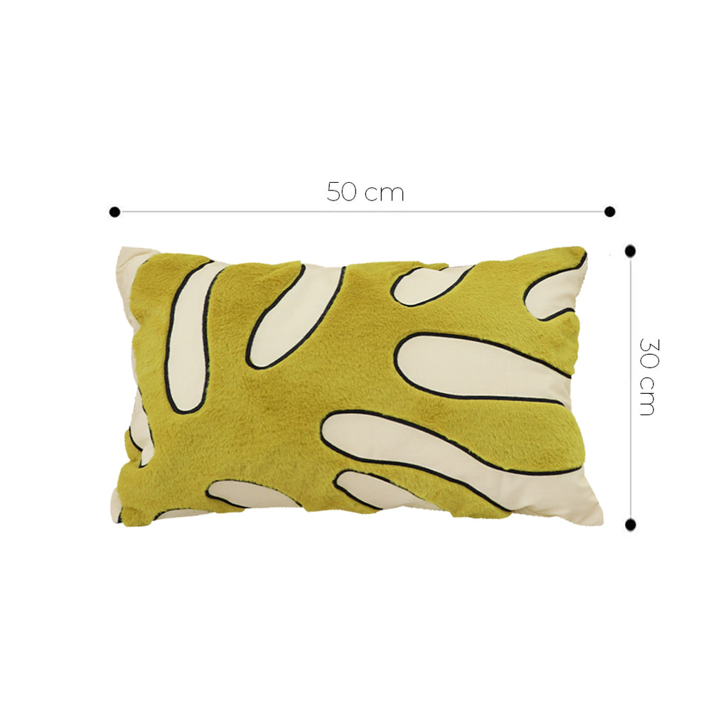 SOGA 38x60cm Coral Branch Pillowcase (Yellow)