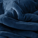 SOGA Double-Sided Thick Flannel Throw Blanket – Warm Cozy Fleece Coverlet for Bed, Sofa & Couch Comfort