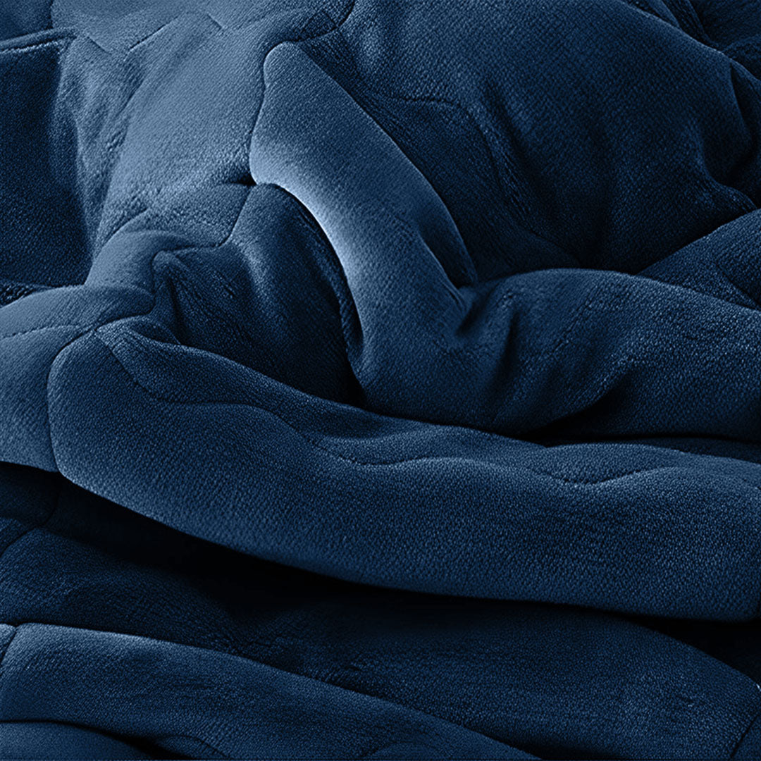 SOGA Double-Sided Thick Flannel Throw Blanket – Warm Cozy Fleece Coverlet for Bed, Sofa & Couch Comfort