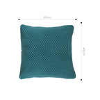 SOGA 45cm Textured Teal Pillowcase