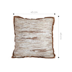 SOGA 45cm Rustic Wood-Inspired Cushion Cover