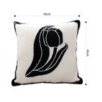 SOGA 45cm Abstract Swan Pillowcase