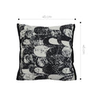 SOGA 45cm Bold Abstract Black & White Pillowcase