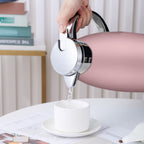 Soga 1.8L Rose Color 3-Layer Vacuum Insulated Stainless Steel Flask