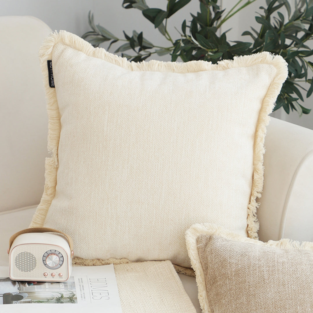 SOGA 2X 45cm Cream White Pillowcase