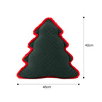 SOGA 2X 42x45cm Christmas Tree Figural Pillowcases