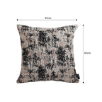 SOGA 45cm Black & Beige Textured Pillowcase