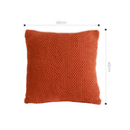 SOGA 45cm Textured Rust Pillowcase