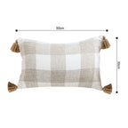 SOGA 45cm Classic Gingham Check Pillowcase