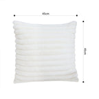 SOGA 45cm Elegant White Textured Pillowcase
