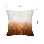 SOGA 45cm Luxury Gradient Faux Fur Pillowcase