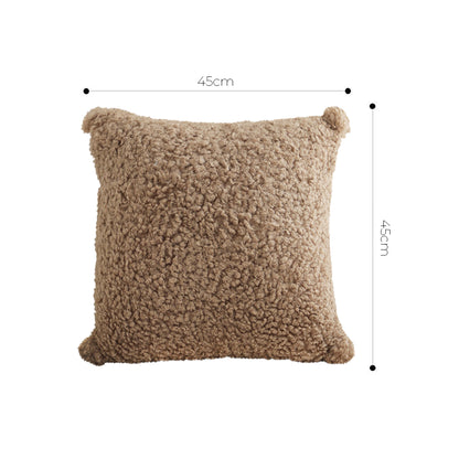 SOGA 45cm Sage Green Textured Lumbar Pillow with Tassels