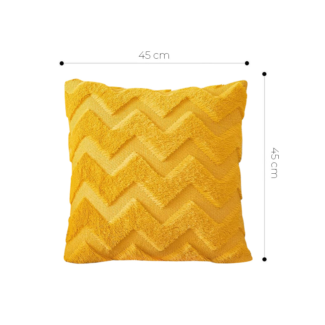 SOGA 45cm Chevron Sunshine Pillowcase