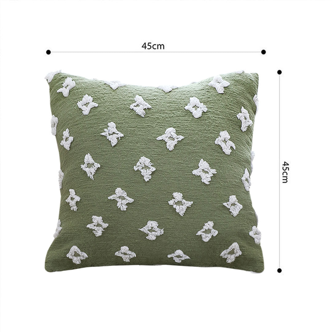 SOGA 2X 45cm Geometric Cross Pattern Pillow Cover