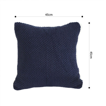 SOGA 45cm Textured Midnight Pillowcase
