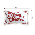 SOGA 2X 40x60cm Bold "Merry Christmas" Statement Pillowcase