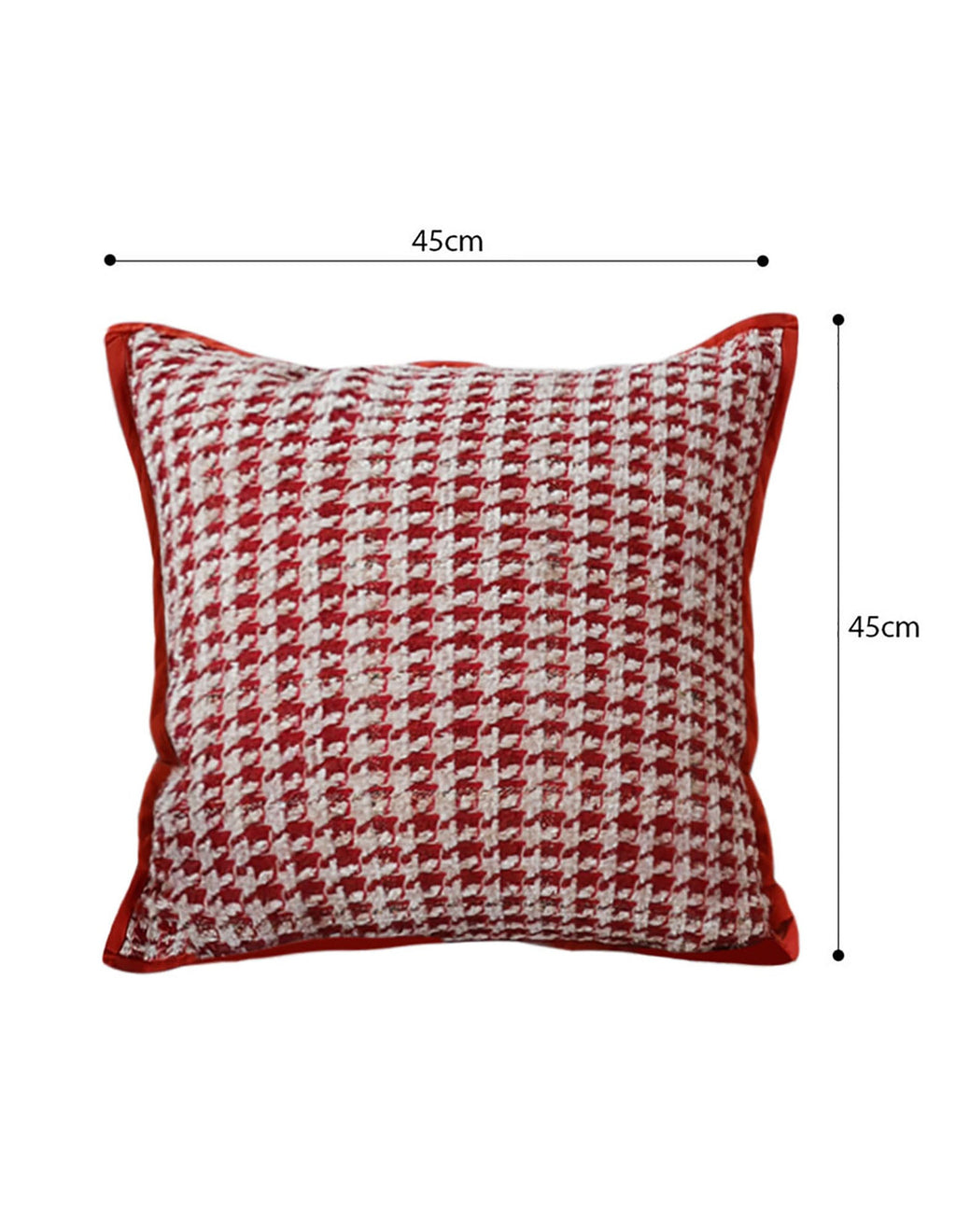 SOGA 2X 45cm Cozy Chic Houndstooth Pillowcase