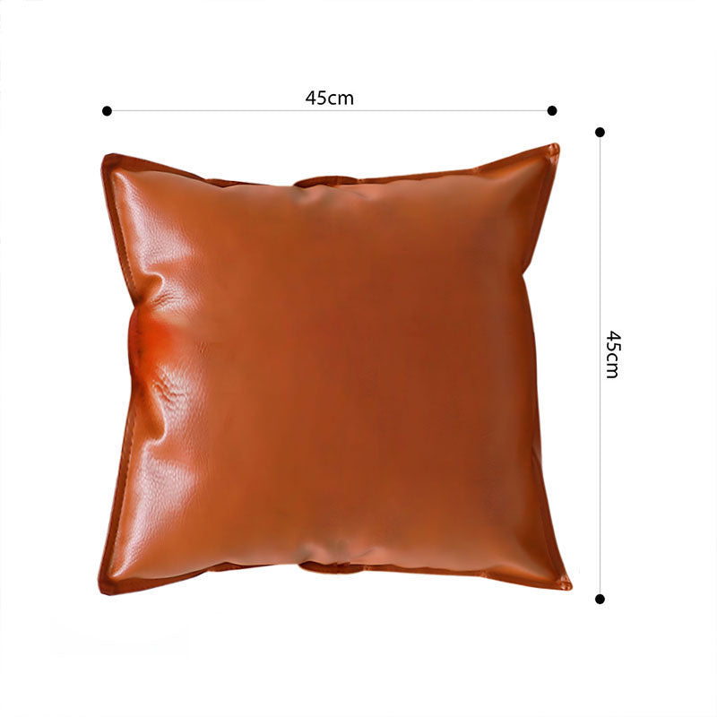 SOGA 2X 45cm Luxe Copper Satin Pillowcases – Smooth Decorative Cushion Covers for Sofa, Bed & Home Décor