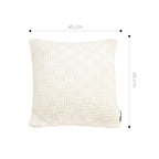 SOGA 45cm Pure White Serenity Soft & Stylish Accent Pillowcase