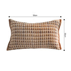SOGA 30x50cm Modern Brown Rectangular Pillowcase