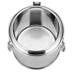 SOGA 2X 5.8 gal Stainless Steel Insulated Stock Pot Dispenser Hot & Cold Beverage Container With Tap
