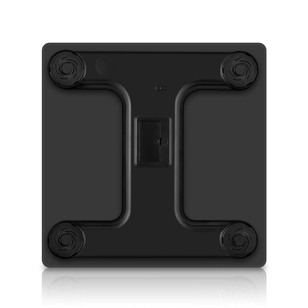 SOGA Glass LCD Digital Body Fat Scale Bathroom Electronic Gym Water Weighing Scales Black