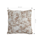 SOGA 45cm Faux Fur Geometric Pillowcase – Gold