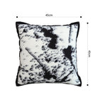 SOGA 45cm Cow Print Pillowcase