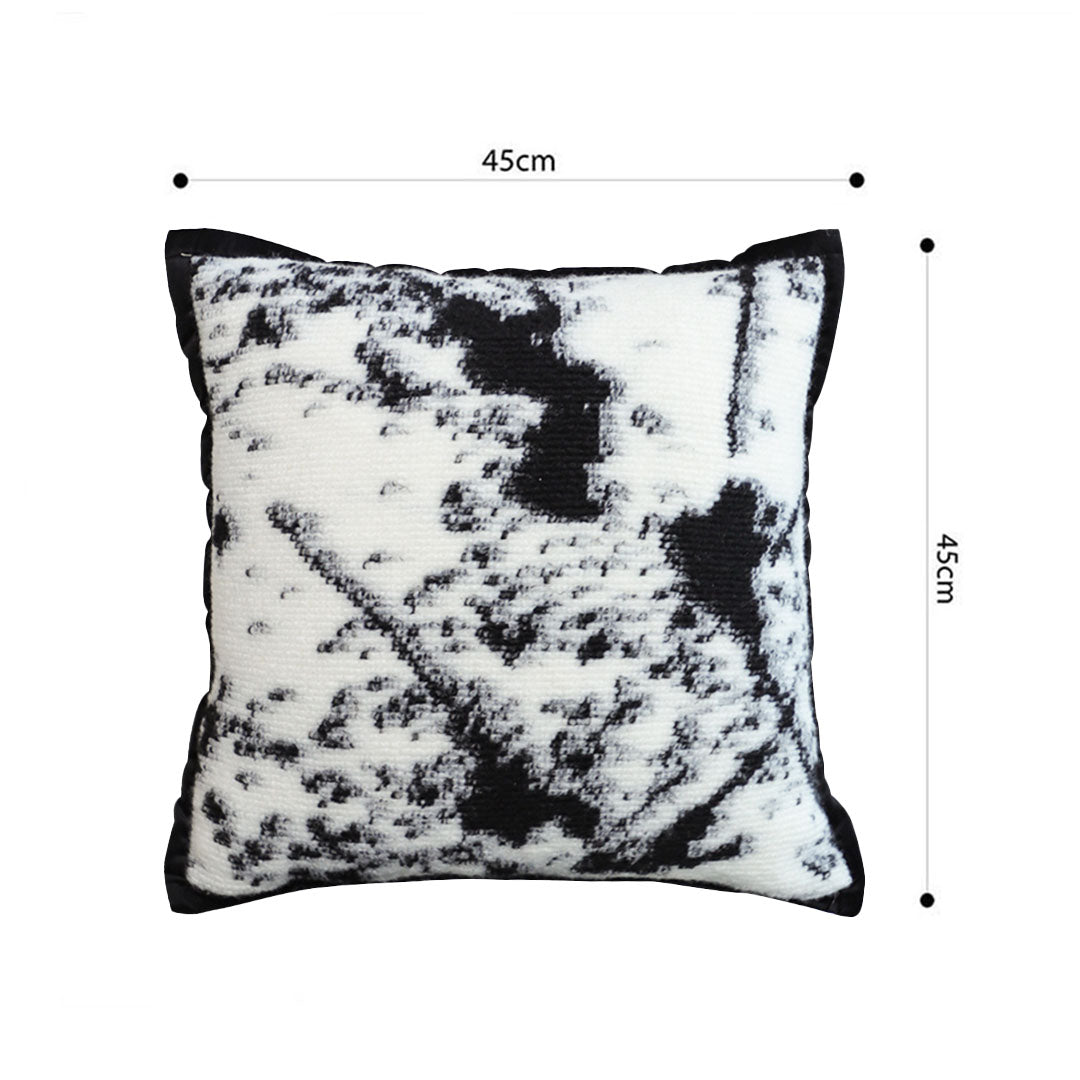 SOGA 45cm Cow Print Pillowcase