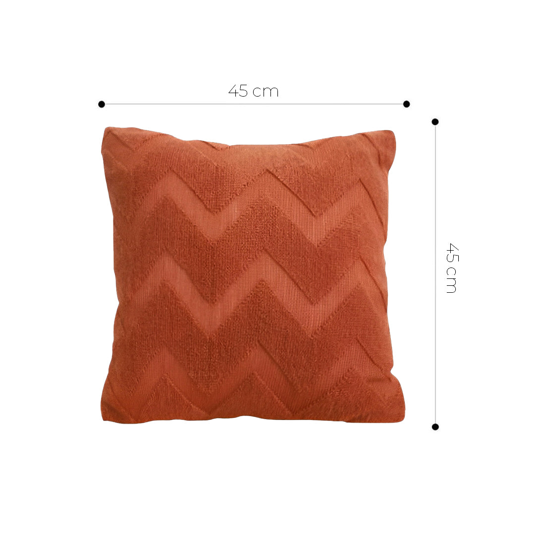 SOGA 45cm Chevron Zigzag Pillowcase