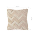 SOGA 45cm Chevron Earth Pillowcase