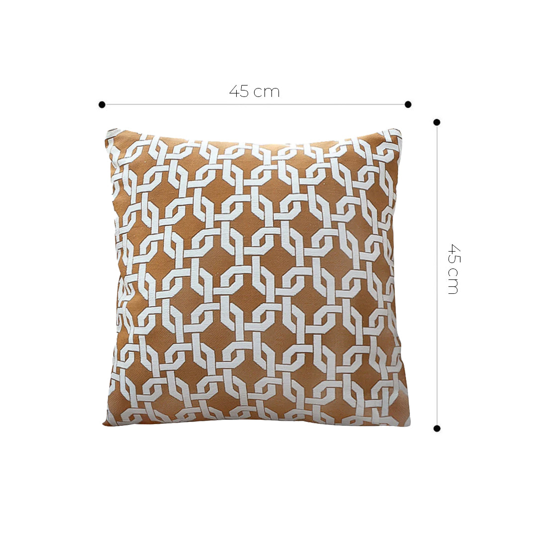 SOGA 2X 45cm Moroccan Lattice Decorative Pillow Cover