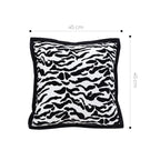 SOGA 45cm Abstract Zebra Stripe Accent Pillow Cover
