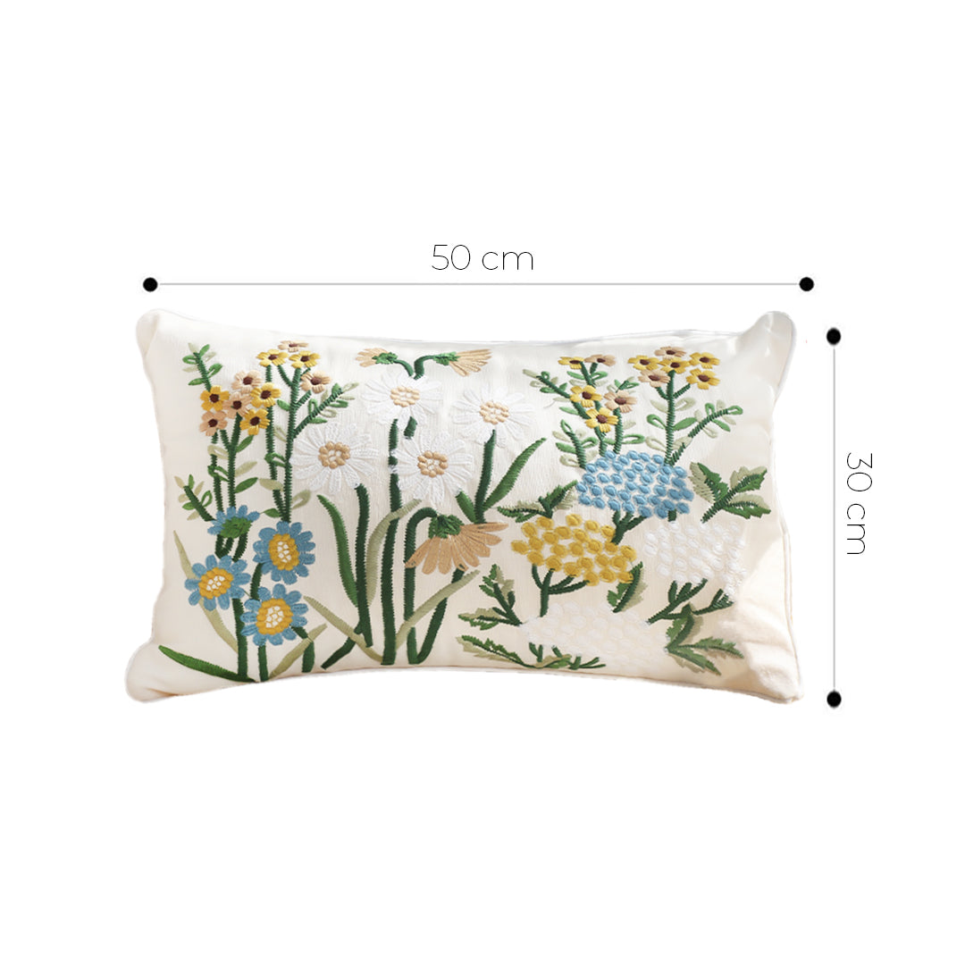 SOGA 30x50cm Botanical Meadow Pillowcase