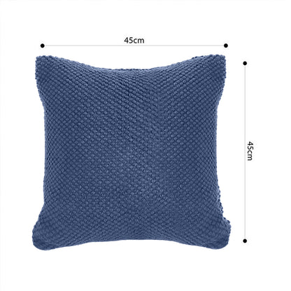 SOGA 45cm Textured Navy Pillowcase