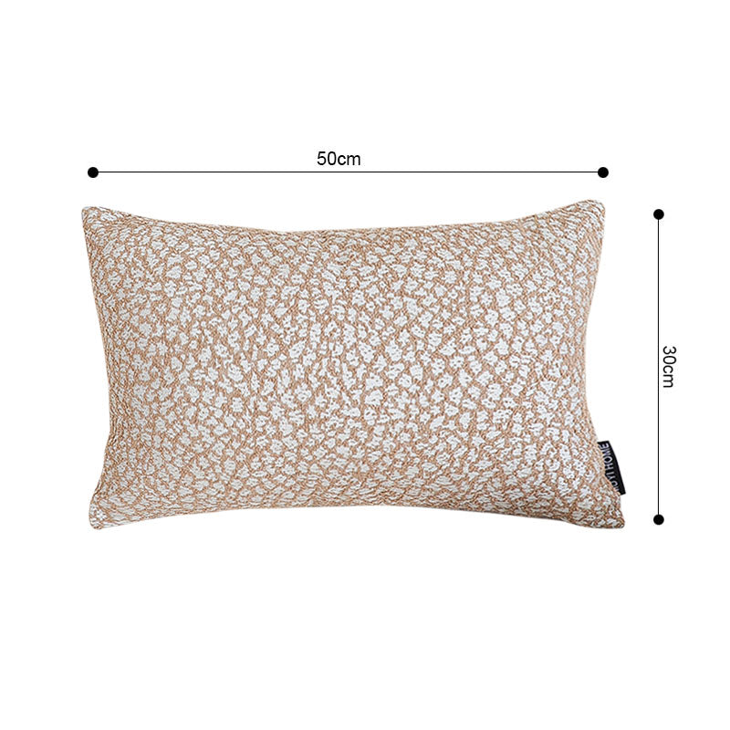 SOGA 30x50cm Accessorize Dezi Cream Geometric Lumbar Pillowcase