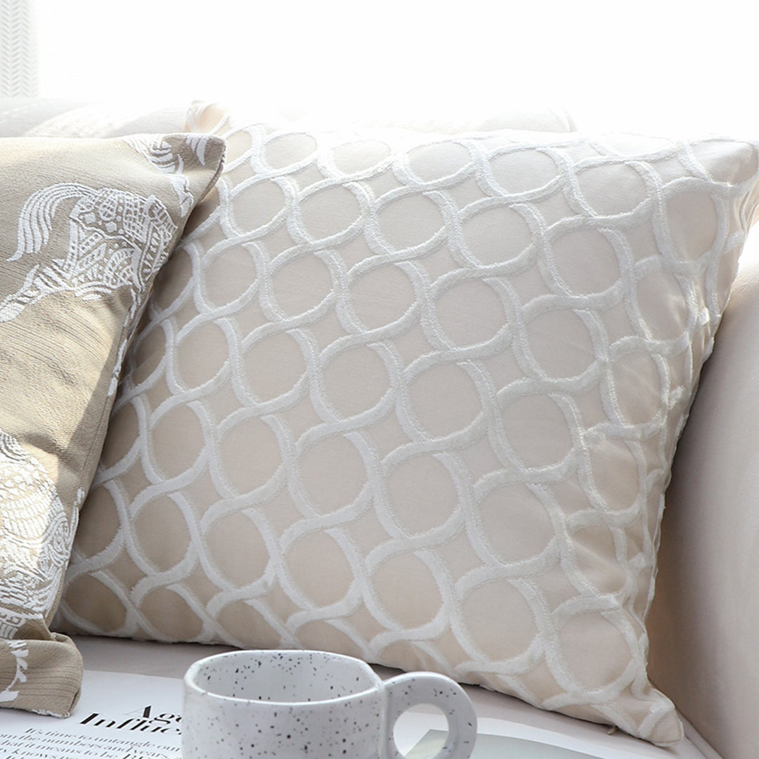 SOGA 45cm Quilted Diamond Pillowcase
