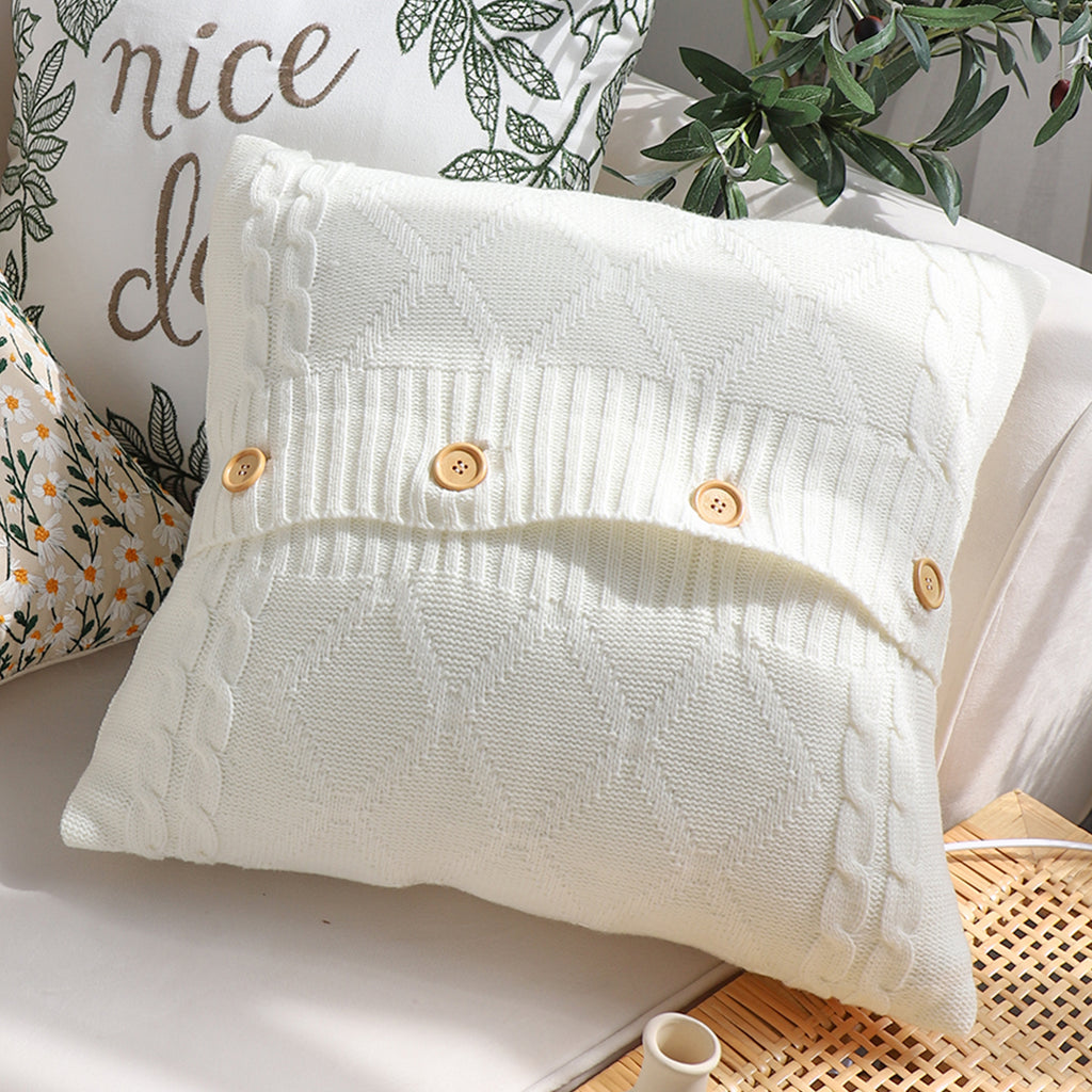 SOGA 45cm Knit Comfort Pillowcase