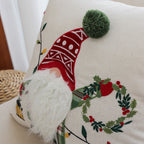 SOGA 45cm Festive Gnome Christmas Pillow Cover