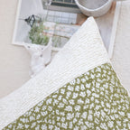 SOGA 45cm Modern Green Accent Pillowcase