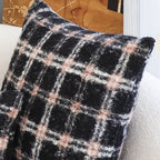 SOGA 2X 45cm Cozy Cabin Plaid Pillowcase