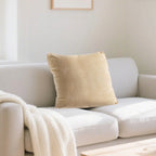 SOGA 45cm Velvet Pillowcase (Champagne Beige)