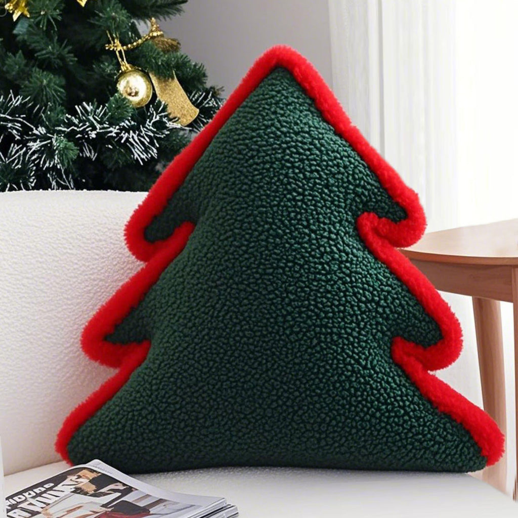 SOGA 42x45cm Christmas Tree Figural Pillowcases
