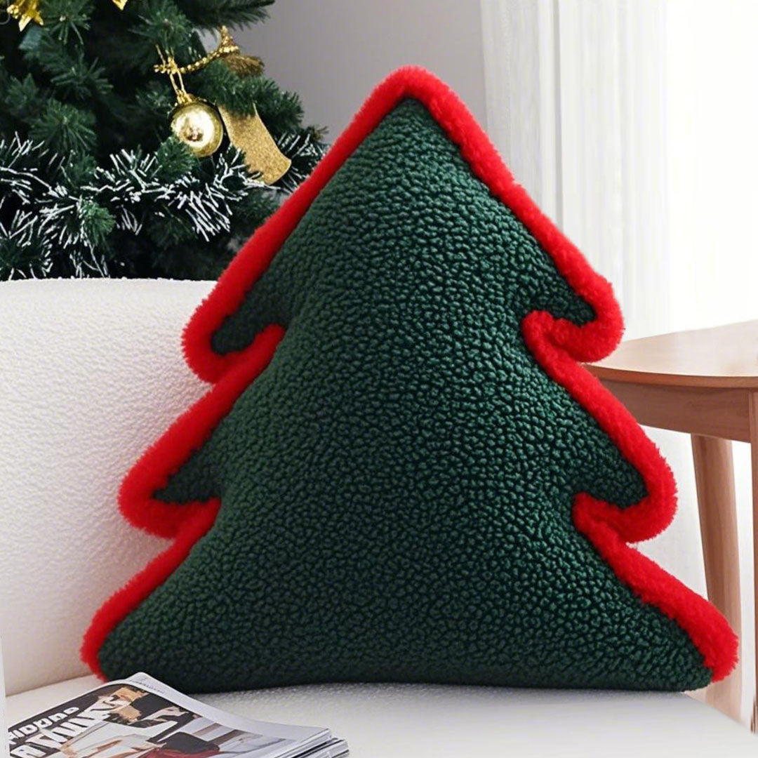 SOGA 42x45cm Christmas Tree Figural Pillowcases