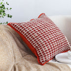 SOGA 45cm Cozy Chic Houndstooth Pillowcase