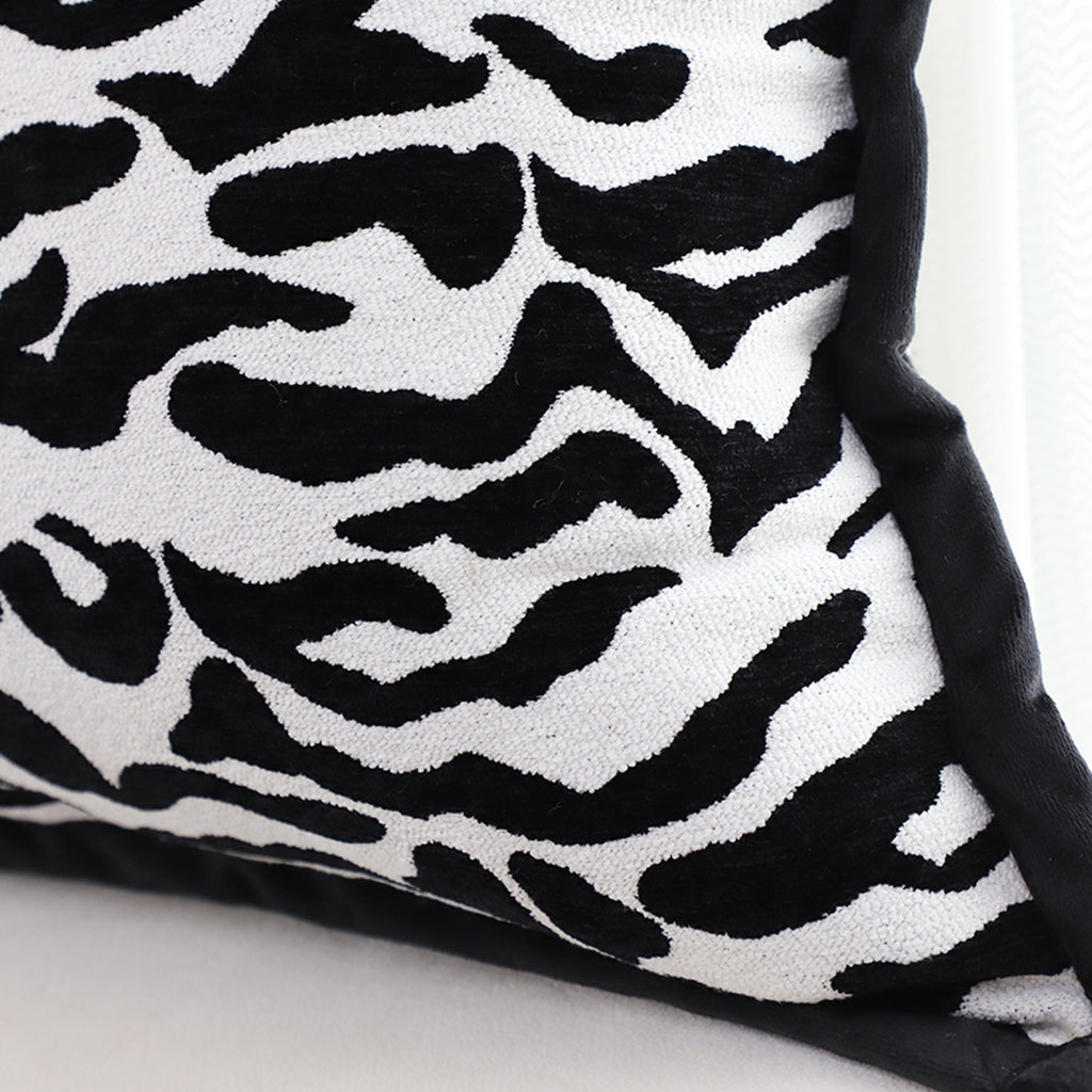 SOGA 45cm Abstract Zebra Stripe Accent Pillow Cover