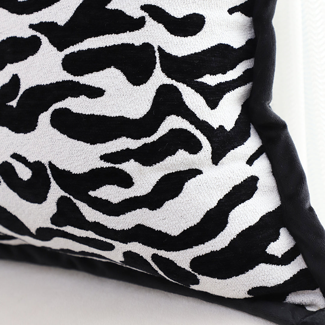 SOGA 45cm Abstract Zebra Stripe Accent Pillow Cover