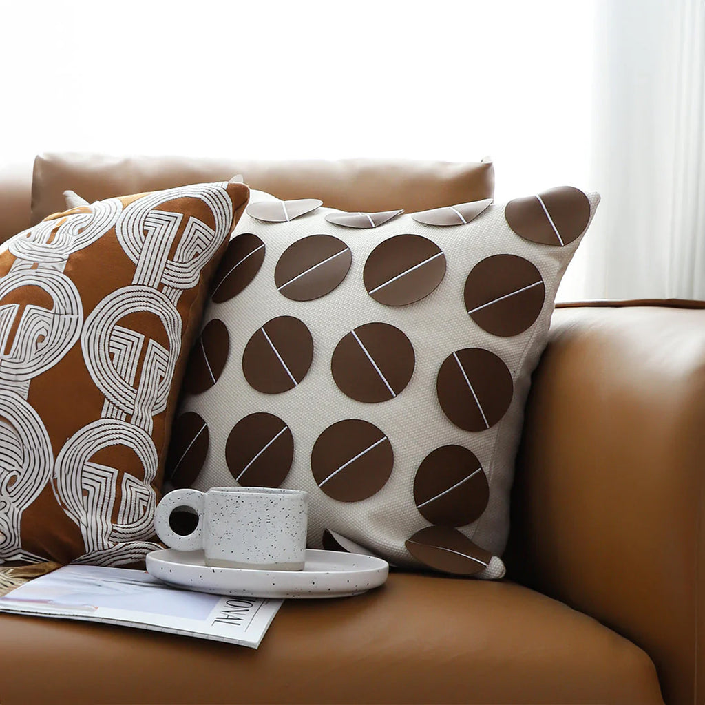 SOGA 2X 45cm Mid-Century Dot Pattern Pillow Cover